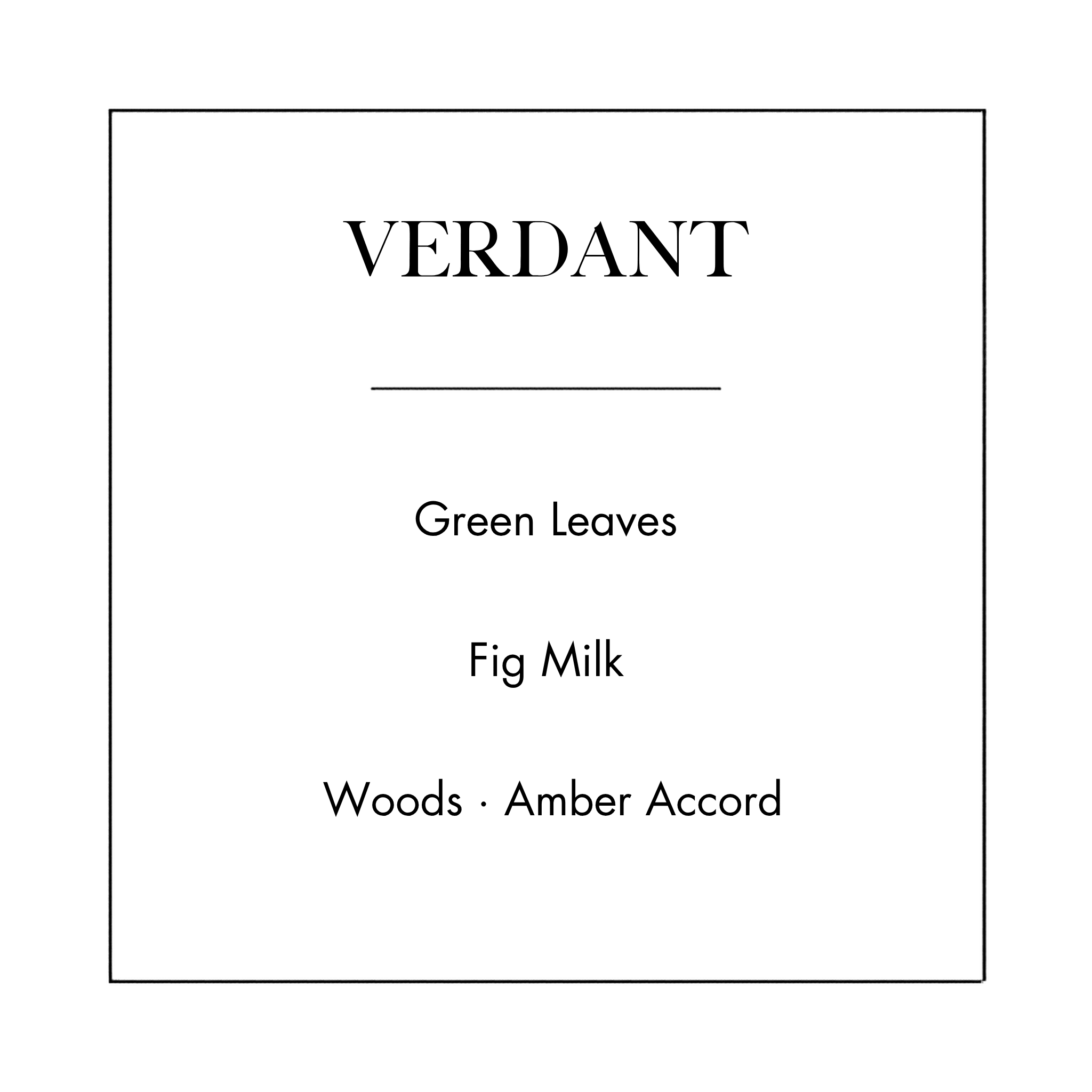 VERDANT CANDLE - New Flame