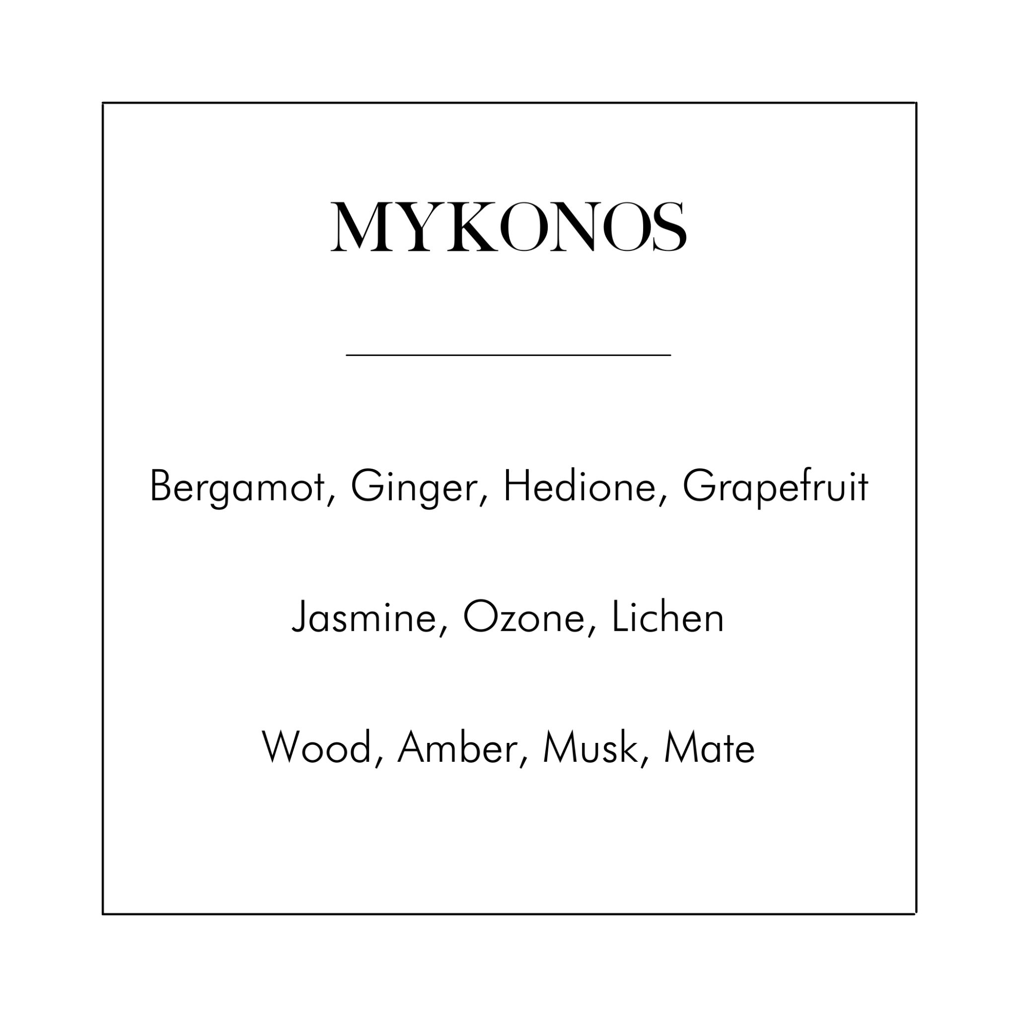 MYKONOS CANDLE - New Flame